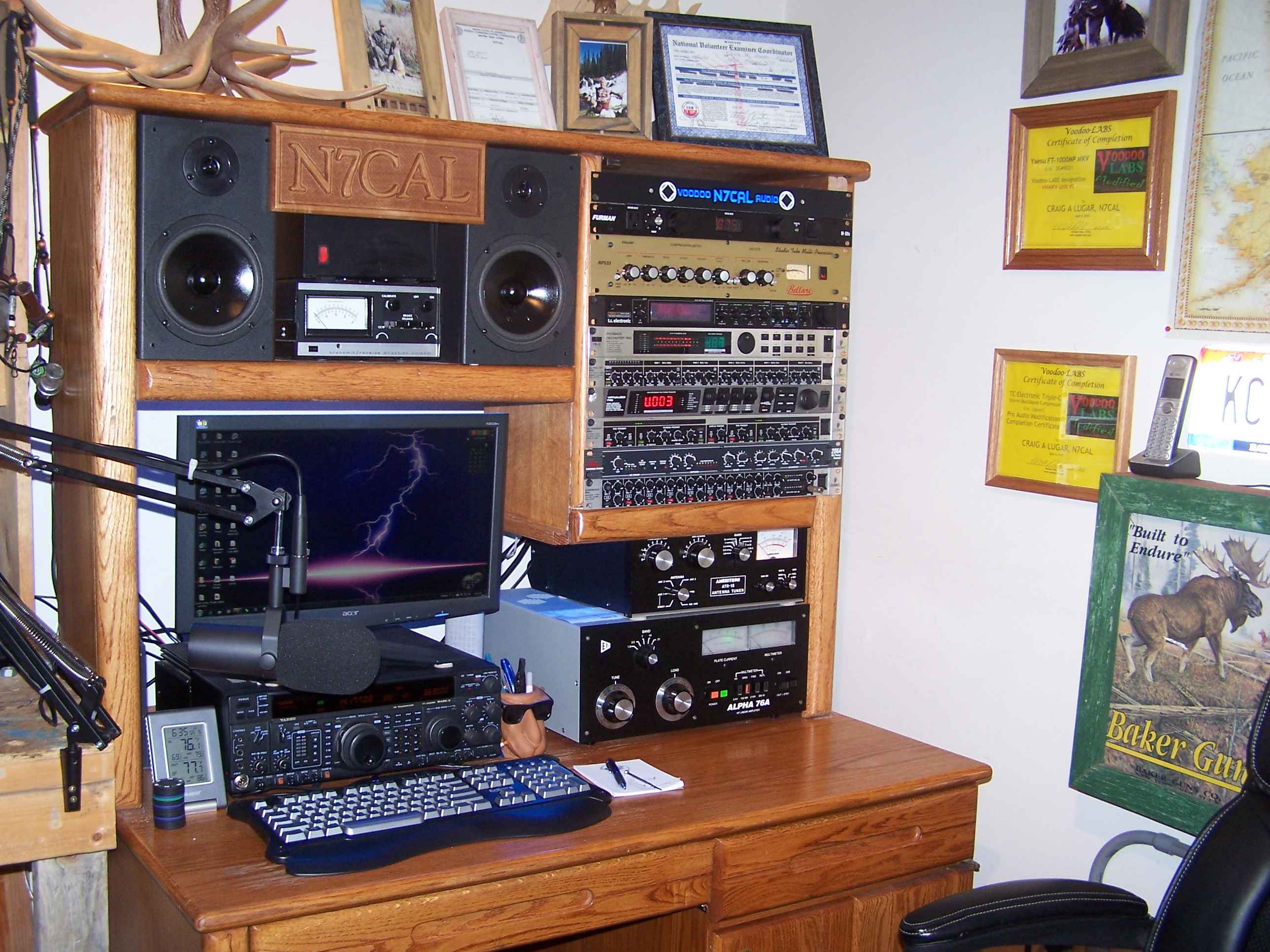 Here's the old N7CAL Studio!